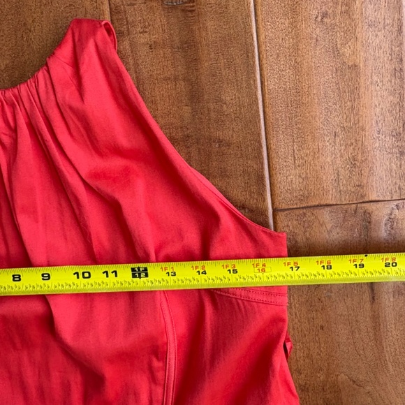Jessica Simpson Orange Halter Mini Dress M - Picture 8 of 13